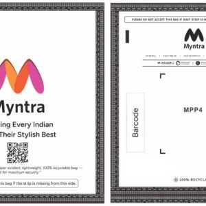 Myntra Poly Bag MPP4 – 11.5in X 14in (W x L)