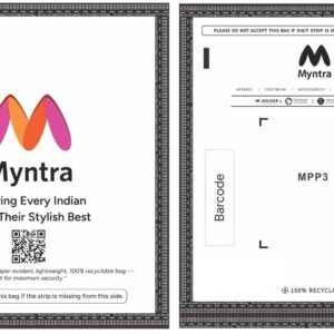 Myntra Poly Bag MPP3 – 10in X 14in (W x L)